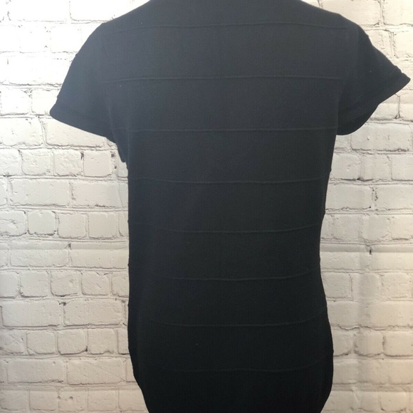 Dots Black Womens Knit Sweater Size Large - Picture 3 of 5